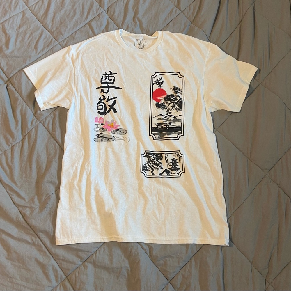 White Return to Sender t-shirt Size Large